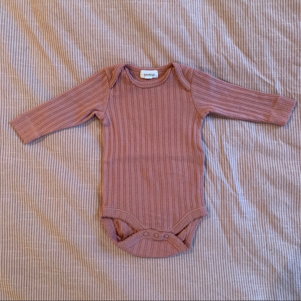 Baby Girl’s Organic Cotton Pointelle Bodysuit